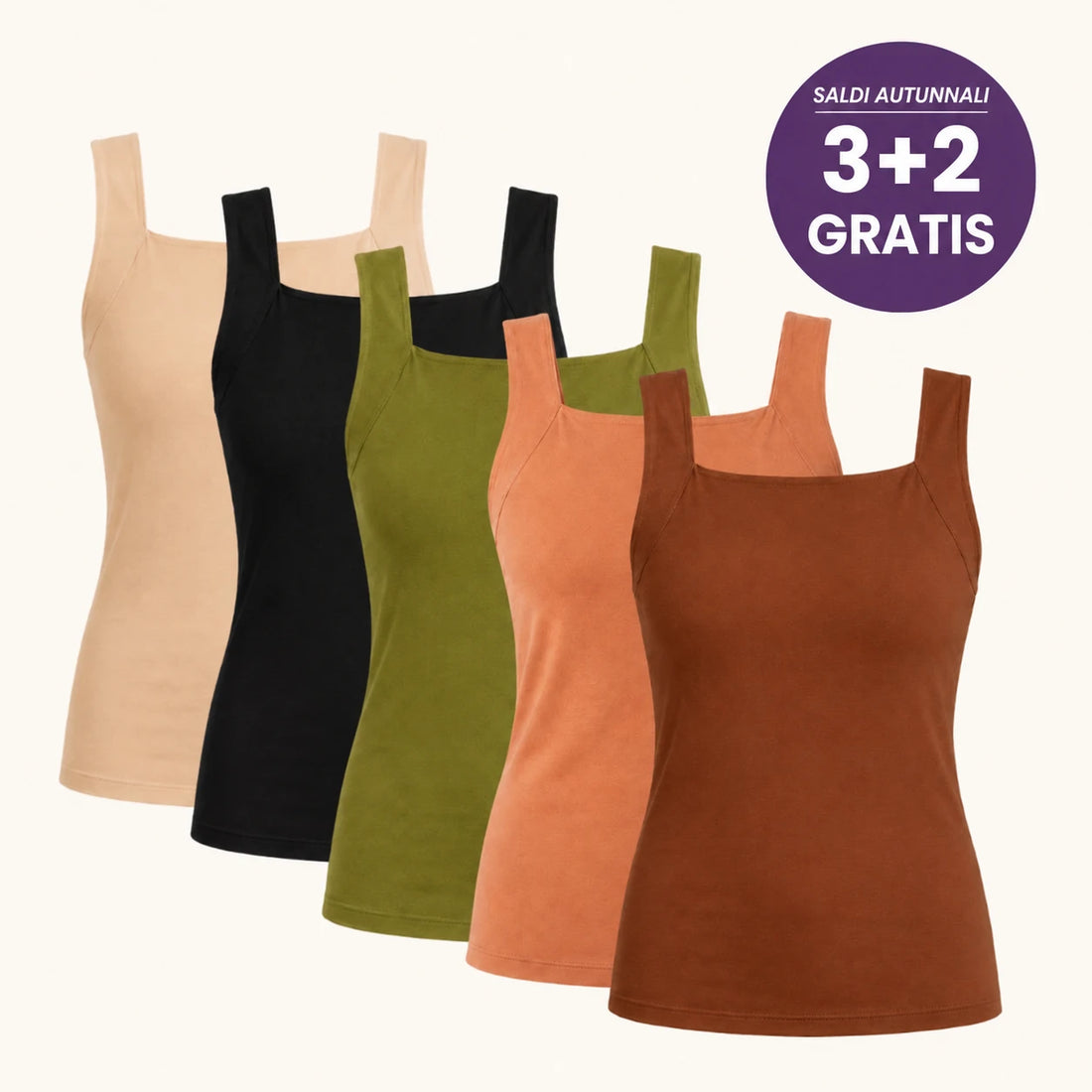 Canotta Selennya offerta 3+2 gratis